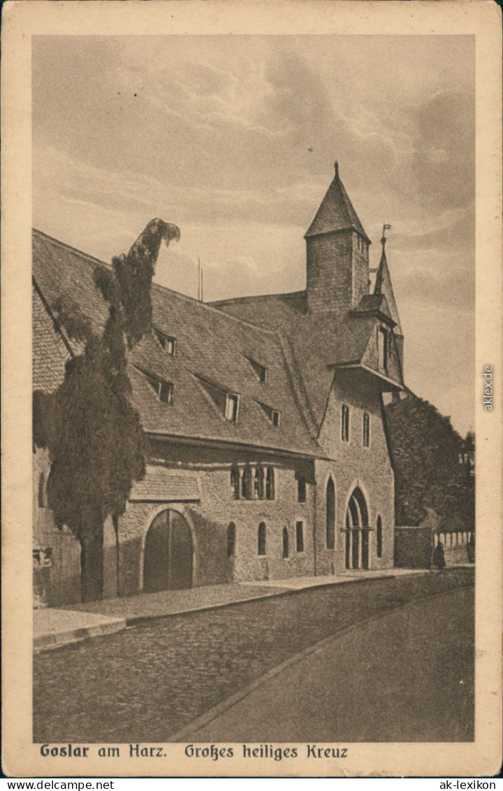 Ansichtskarte Goslar Kirche - Großes Heiliges Kreuz 1925 - Goslar