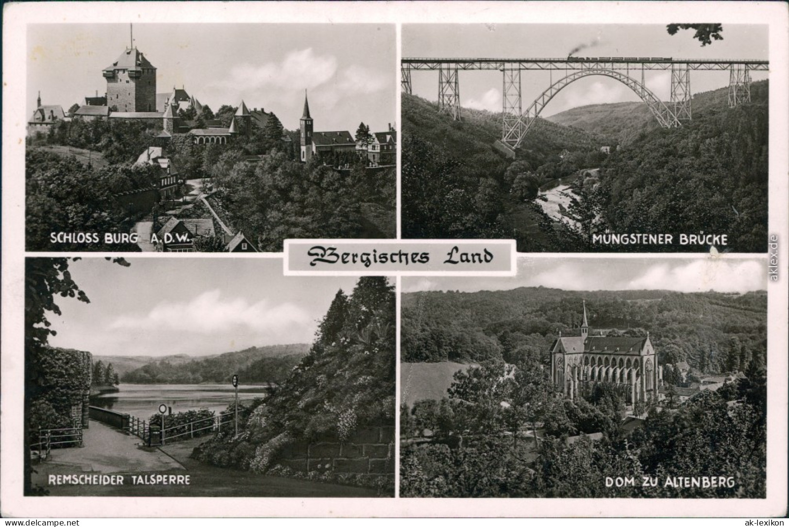 Bergisches Land: Schloss Burg, Altenberger Dom,  Müngstener Brücke - Remscheid