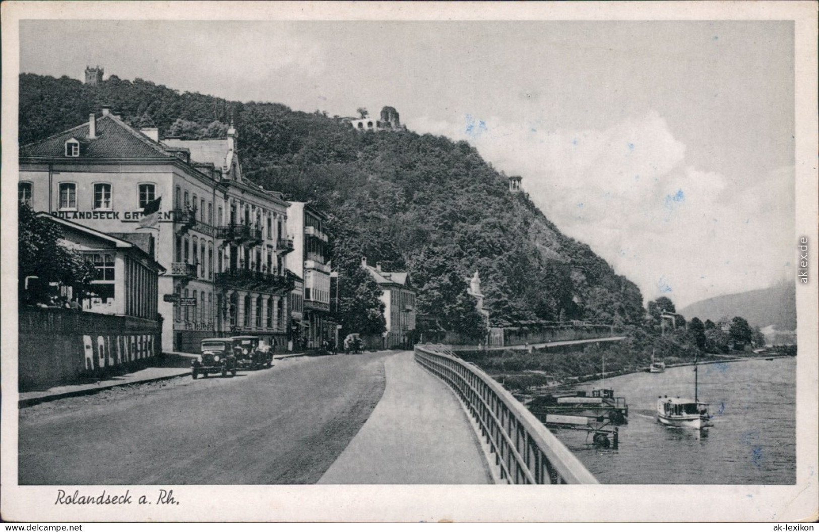 Ansichtskarte Rolandseck-Remagen Straße, Promenade Am Rhein 1956 - Remagen