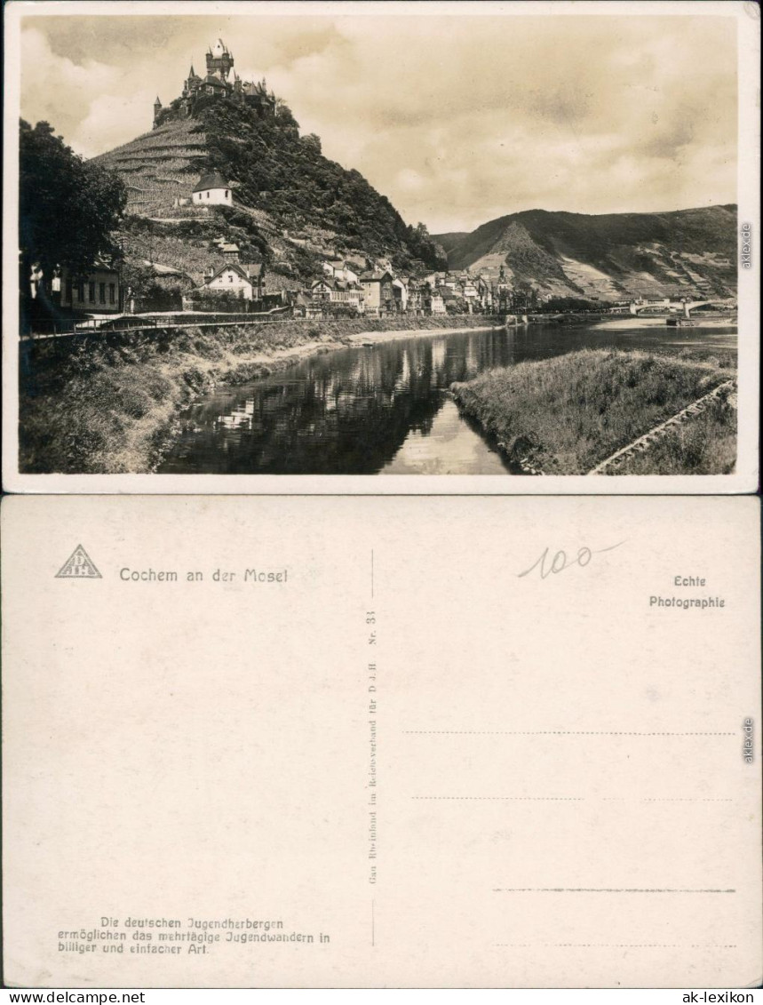 Ansichtskarte Cochem Kochem Reichsburg Cochem 1930 - Cochem