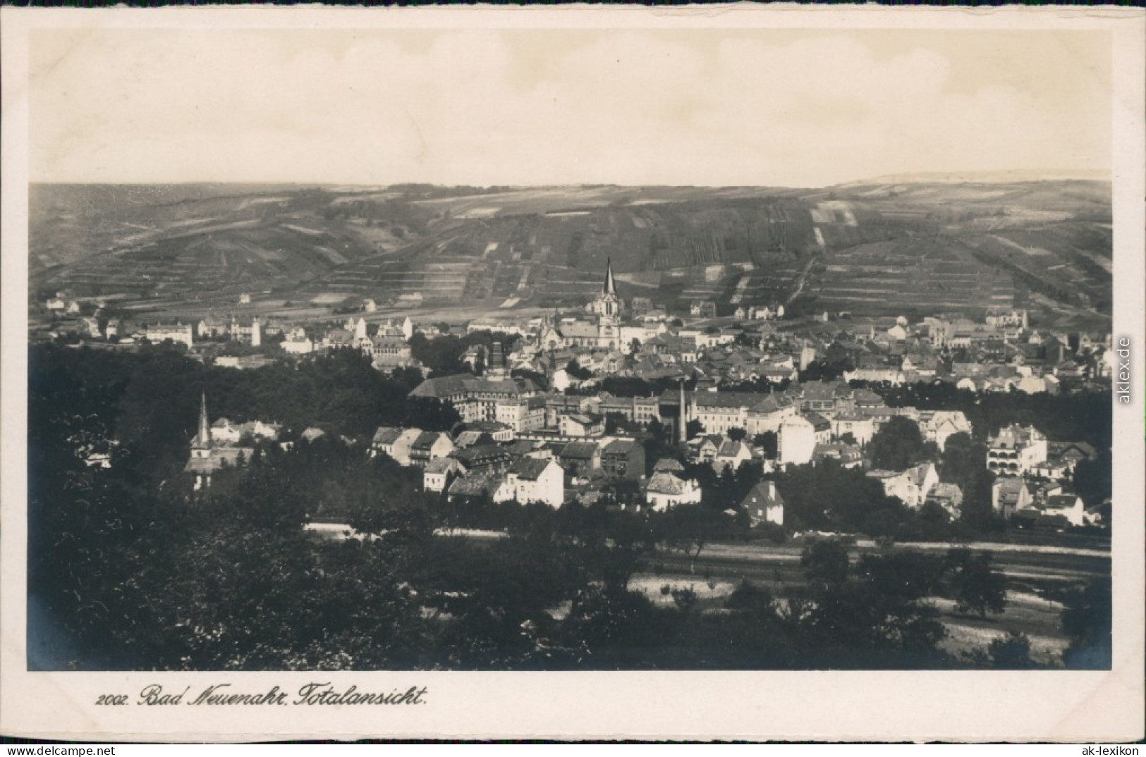 Ansichtskarte Bad Neuenahr-Bad Neuenahr-Ahrweiler Panorama-Ansicht 1930 - Bad Neuenahr-Ahrweiler