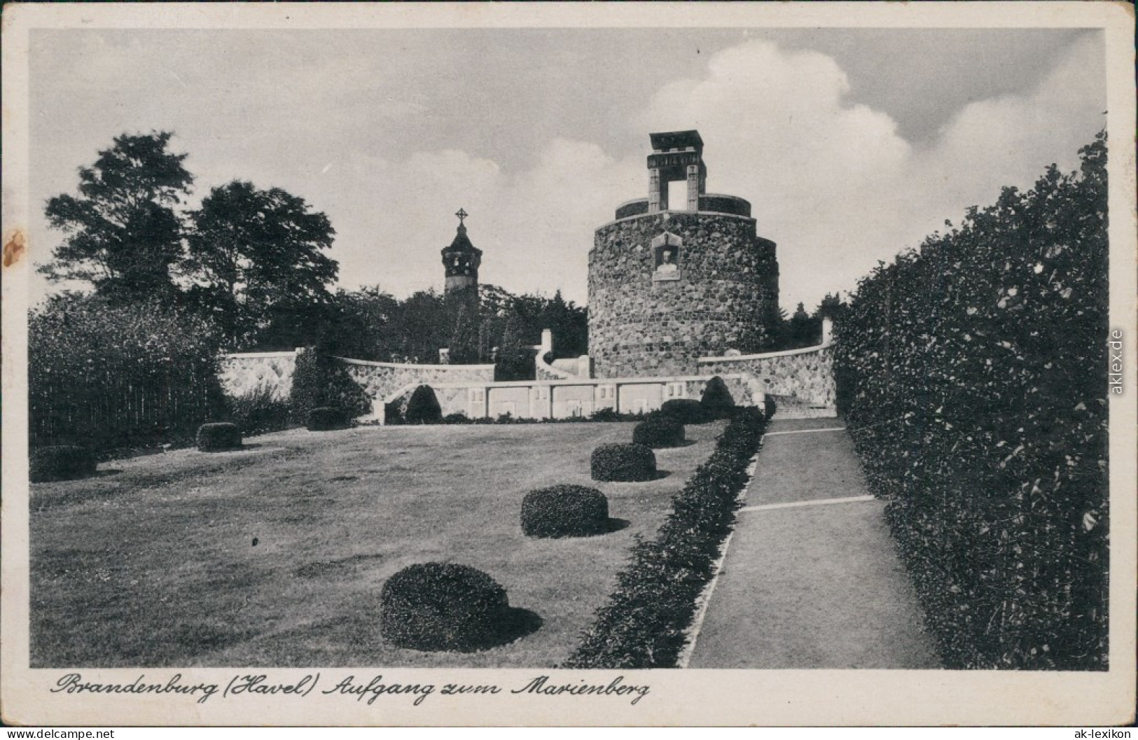 Ansichtskarte Brandenburg An Der Havel Volkspark Marienberg 1940 - Brandenburg