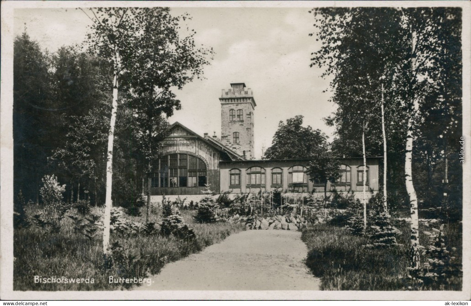 Ansichtskarte Bischofswerda Berggasthaus Butterberg 1937 - Bischofswerda