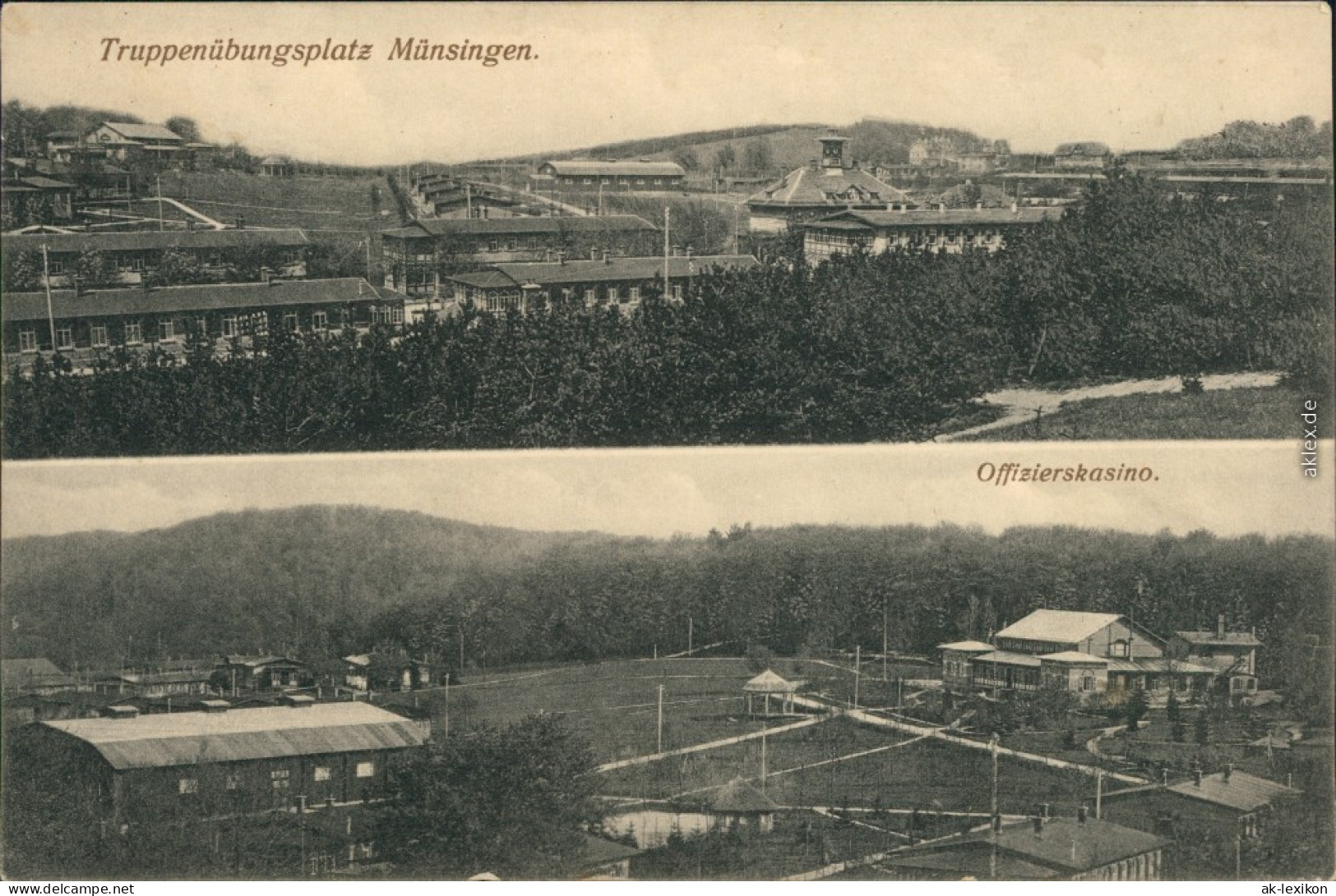 Ansichtskarte Münsingen (Württemberg) Truppenübungsplatz 1916 - Münsingen