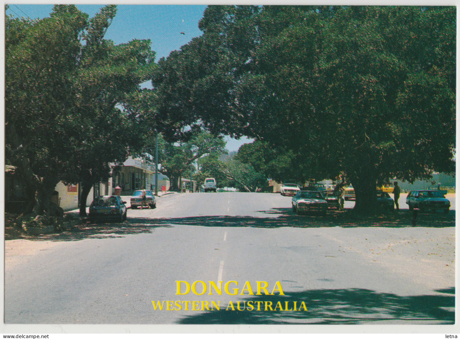 WESTERN AUSTRALIA WA Moreton Terrace Main Street DONGARA MDS Midge W6-91 Postcard C1980s - Other & Unclassified