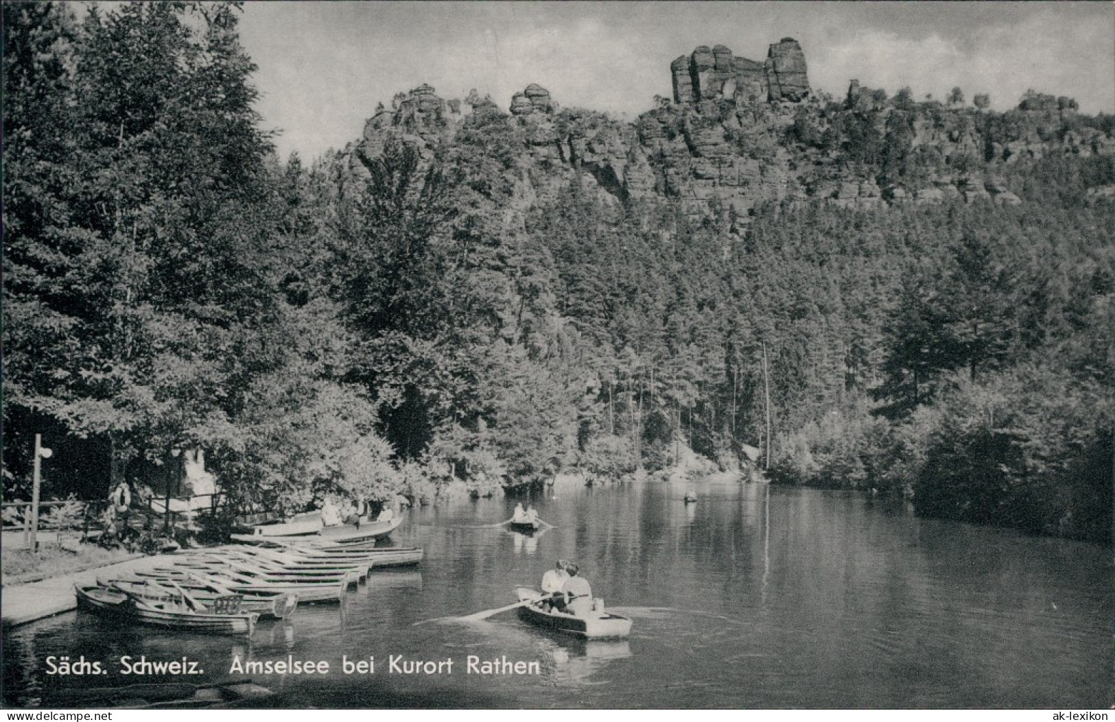 Ansichtskarte Rathen Amselsee 1962 - Rathen