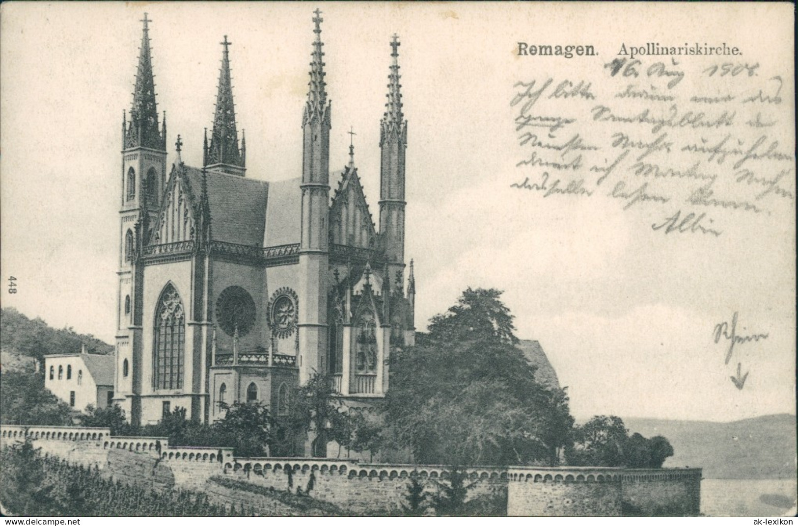 Ansichtskarte Remagen Apollinariskirche 1906 - Remagen