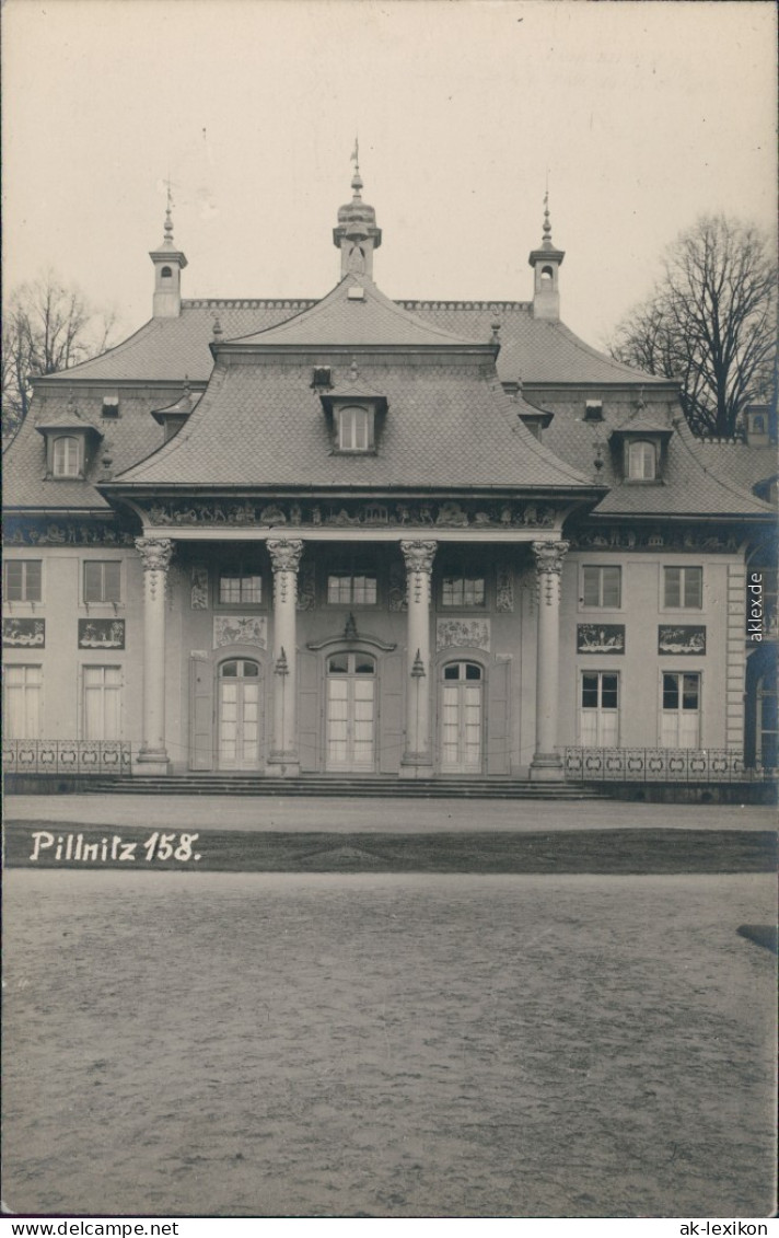 Foto Pillnitz Schloss 1908 Privatfoto  - Pillnitz