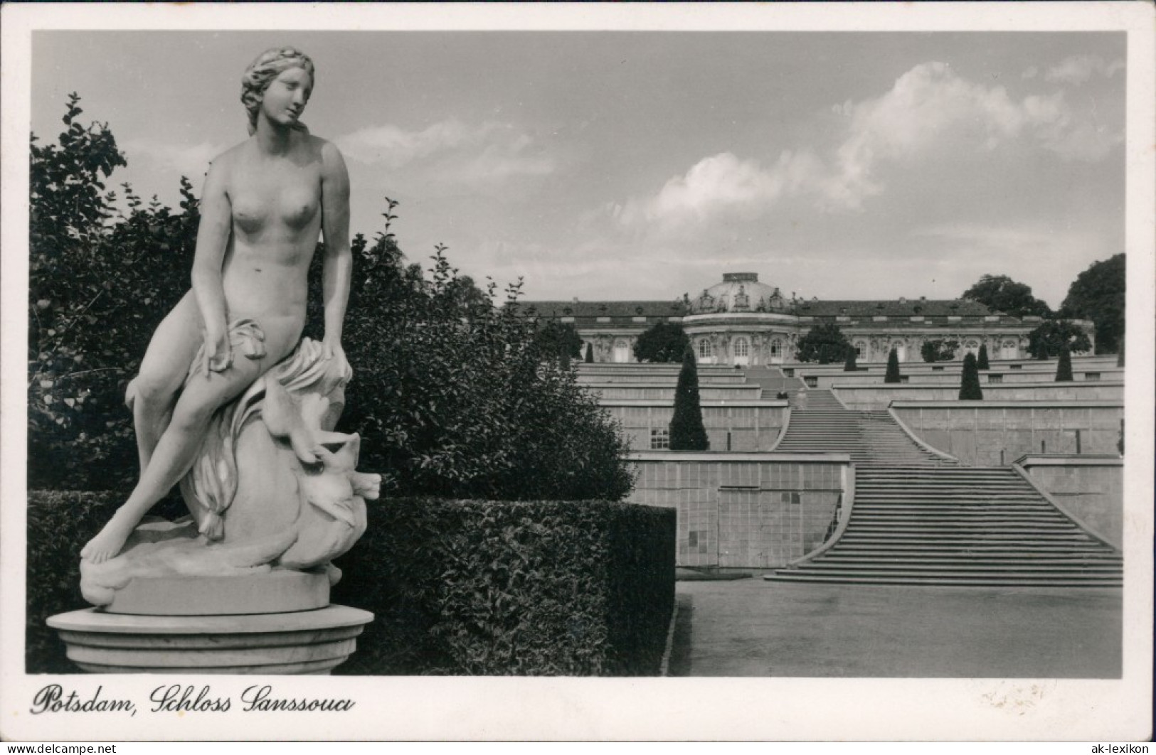 Ansichtskarte Potsdam Schloss Sanssouci 1932 - Potsdam