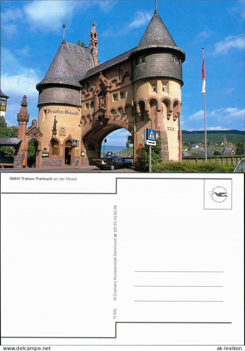 Ansichtskarte Traben-Trarbach Brückenschenke 1995 - Traben-Trarbach