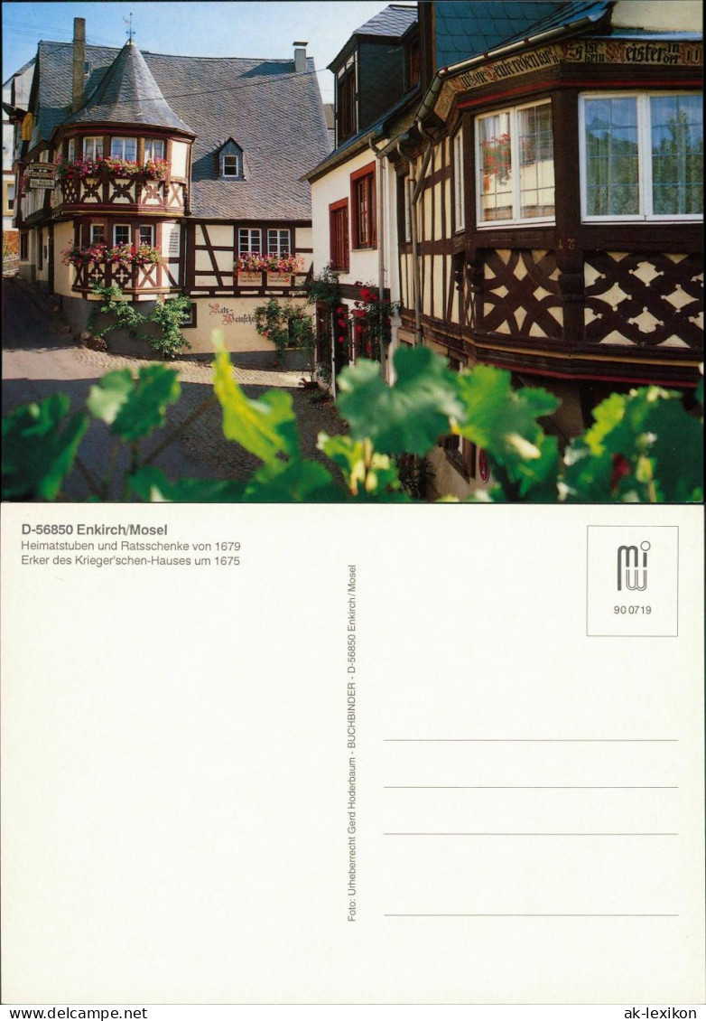 Ansichtskarte Enkirch-Traben-Trarbach Heimatstuben Und Ratsschenke 1995 - Traben-Trarbach