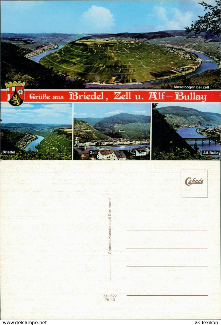 Bullay Panorama-Ansichten Von Zell, Briedel U. Alf-Bullay, Moselbogen 1995 - Zell