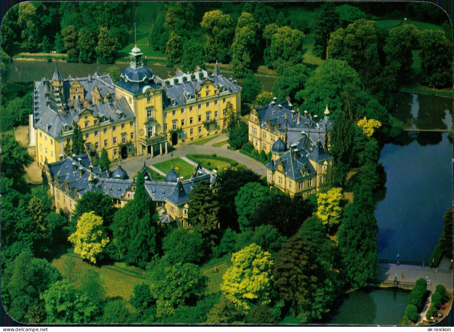 Ansichtskarte Bückeburg Luftbild - Fürstliches Schloss 1995 - Bückeburg