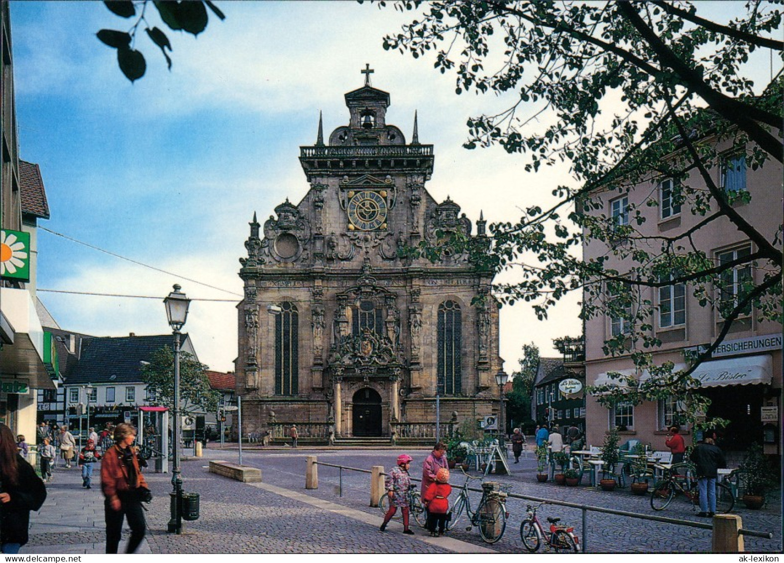 Ansichtskarte Bückeburg Fußgängerzone Lange Straße 1995 - Bückeburg