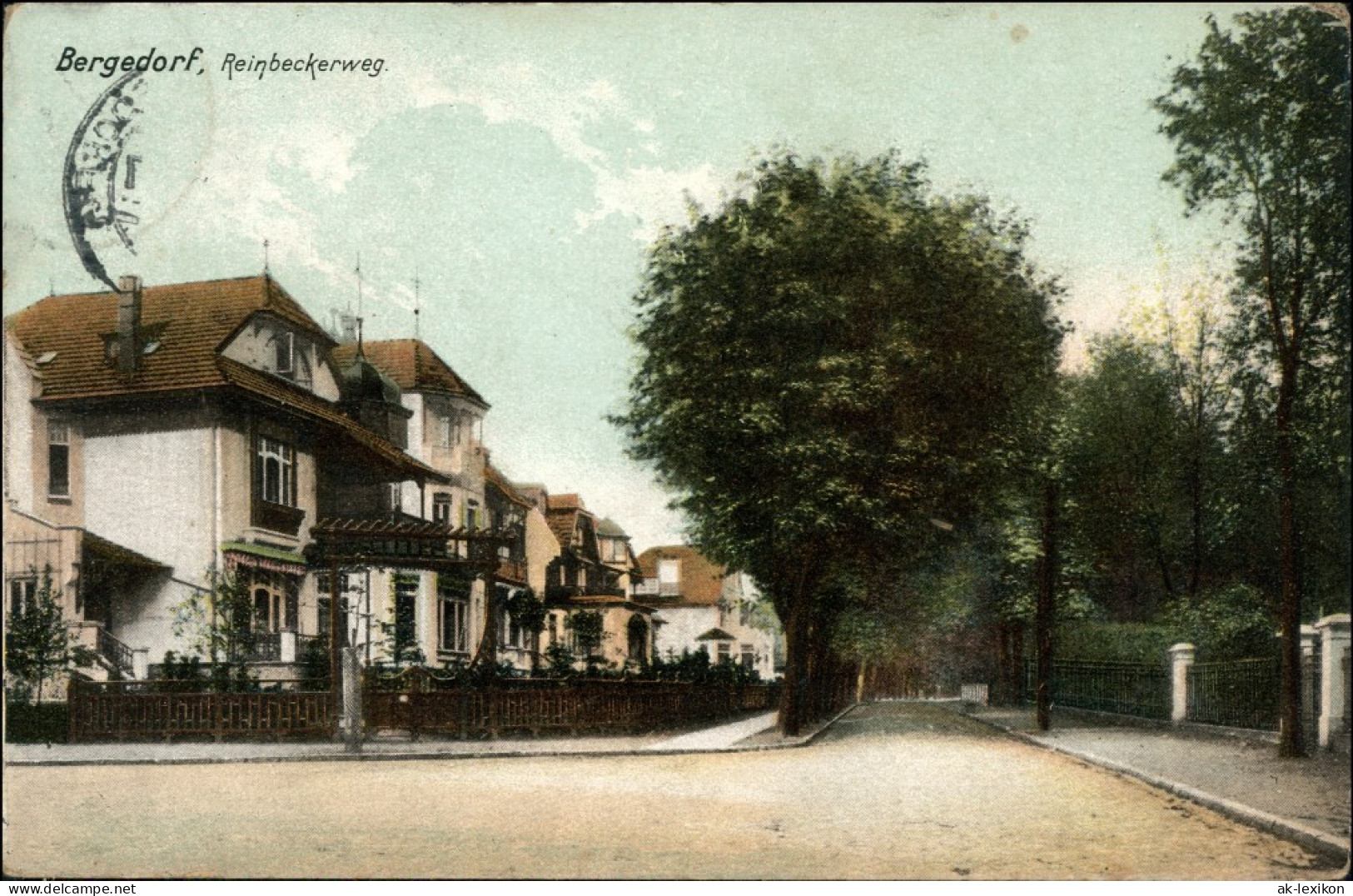 Ansichtskarte Bergedorf-Hamburg Partie Am Reinbeckerweg 1922  - Bergedorf