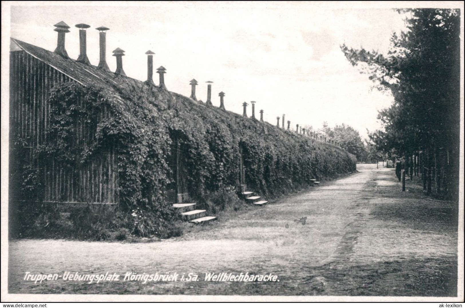 Königsbrück Truppenübungsplatz - Wellblechbaracken 1924 - Koenigsbrueck