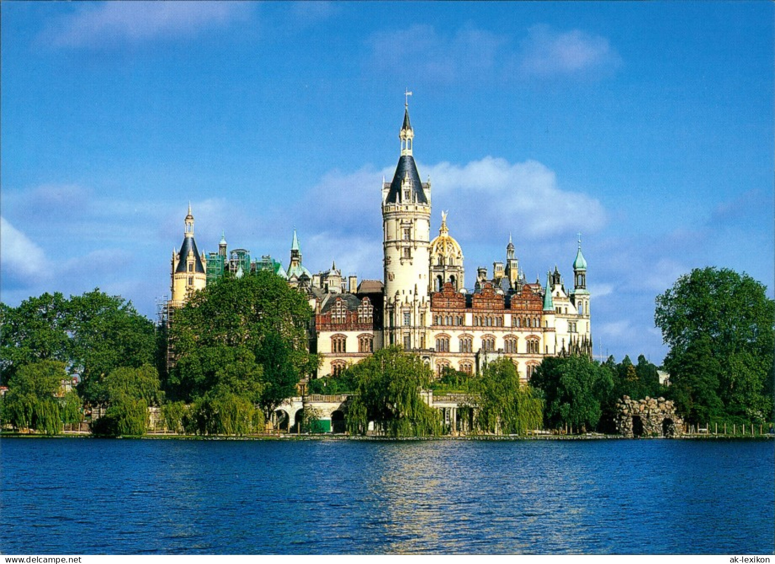 Schwerin Blick über Den Schweriner See Auf Das Schweriner Schloss 1990 - Schwerin