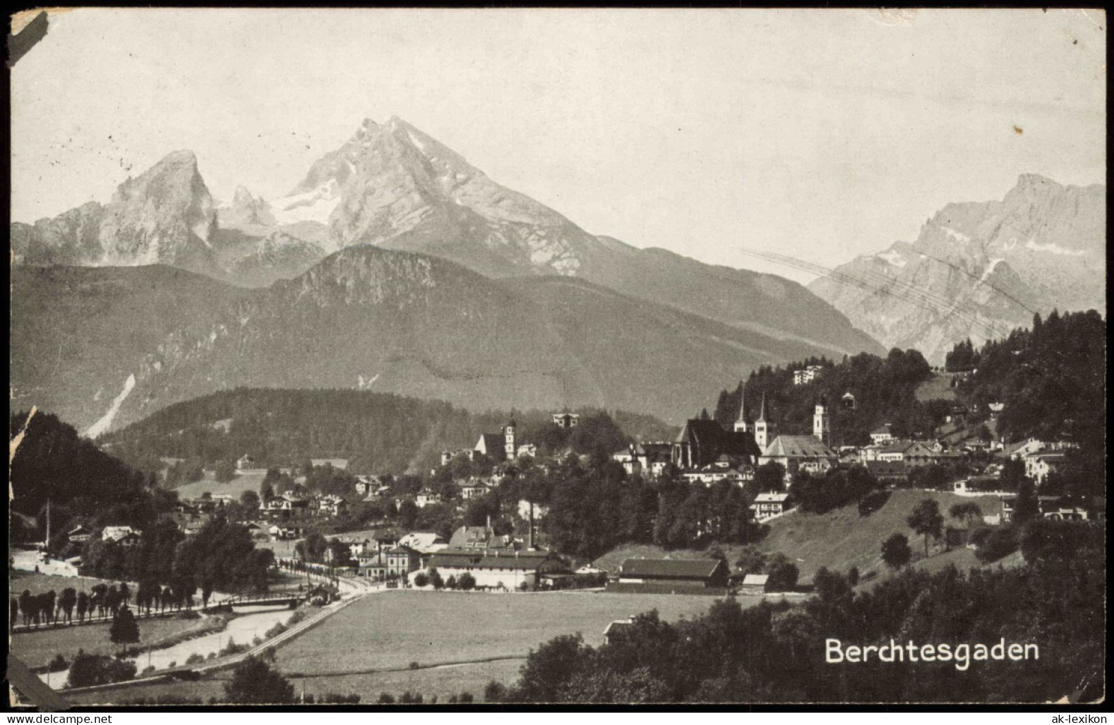 Ansichtskarte Berchtesgaden Panorama Umland-Ansicht 1932 - Berchtesgaden