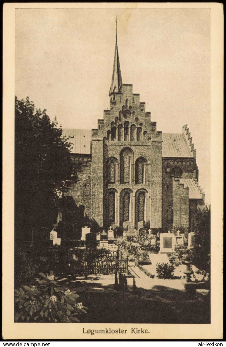 Postcard Løgumkloster Religion/Kirche Kloster Løgumkloster Kirke. 1938 - Danemark