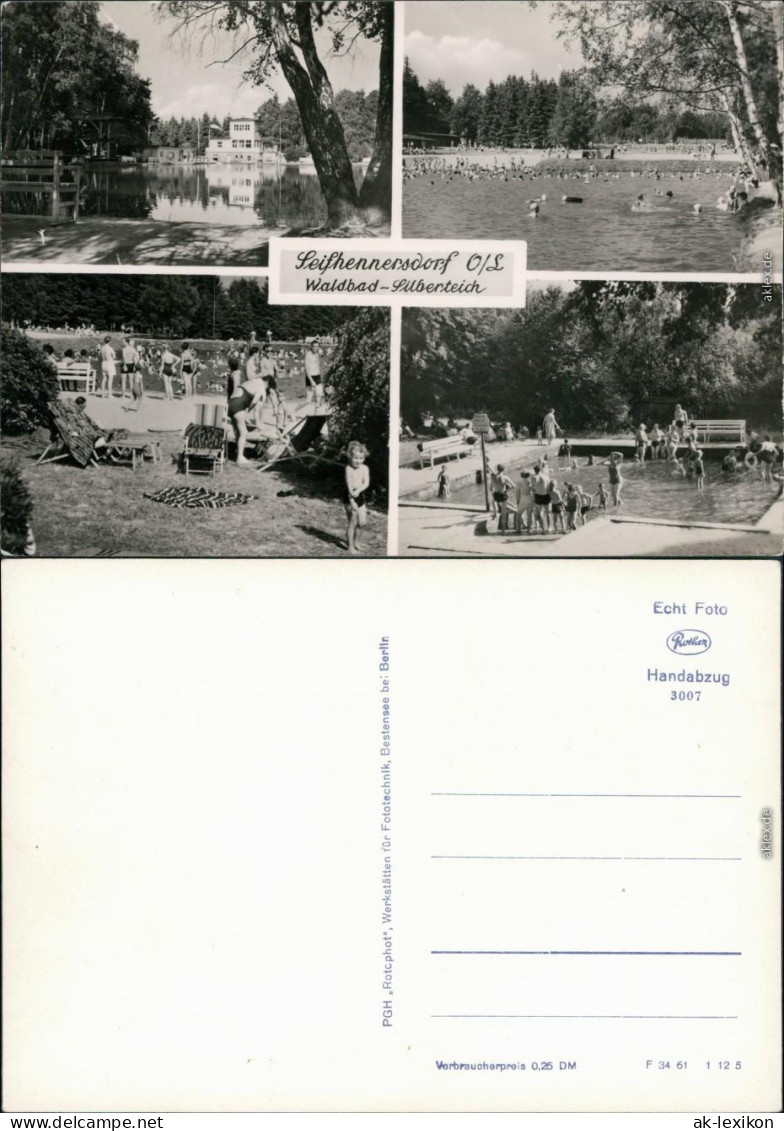 Seifhennersdorf Waldbad Silberteich - Schwimmer Und Kleinbecken Besuchern 1961 - Seifhennersdorf