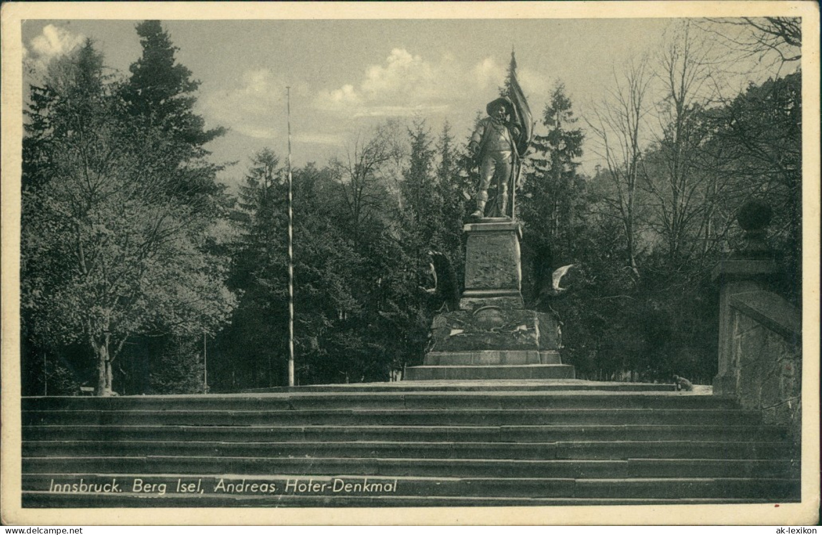 Ansichtskarte Innsbruck Andreas Hofer Denkmal - Berg Isel 1932 - Innsbruck