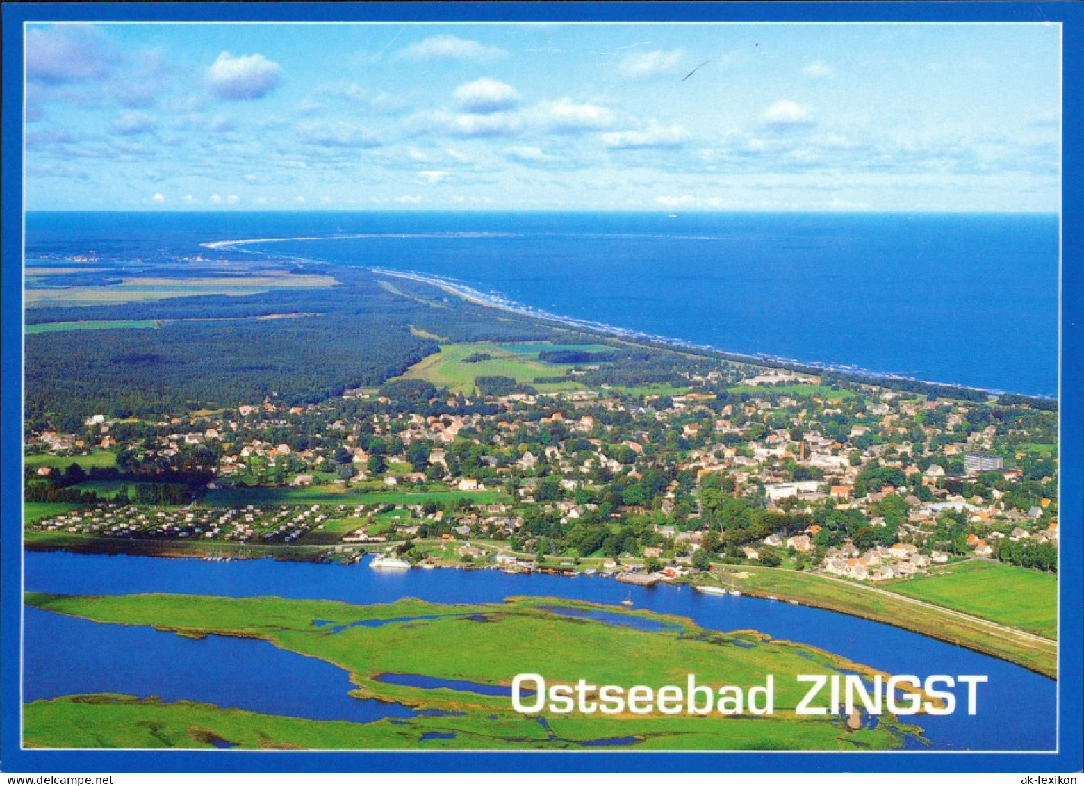 Ansichtskarte Zingst-Darss Luftbild 1995 - Zingst