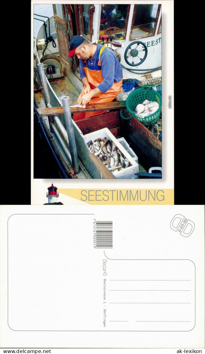 Ansichtskarte  Seestimmung - Fischer Auf Dem Kutter 1995 - Pêche