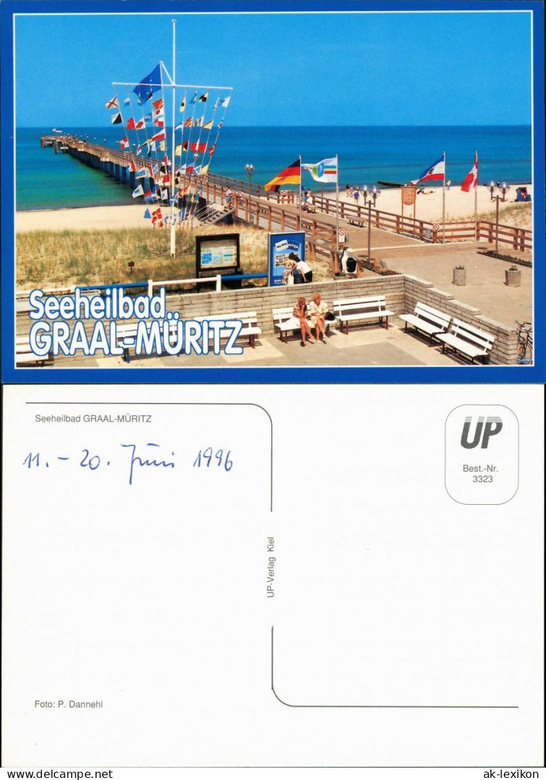 Ansichtskarte Graal-Müritz Seebrücke 1996 - Graal-Müritz