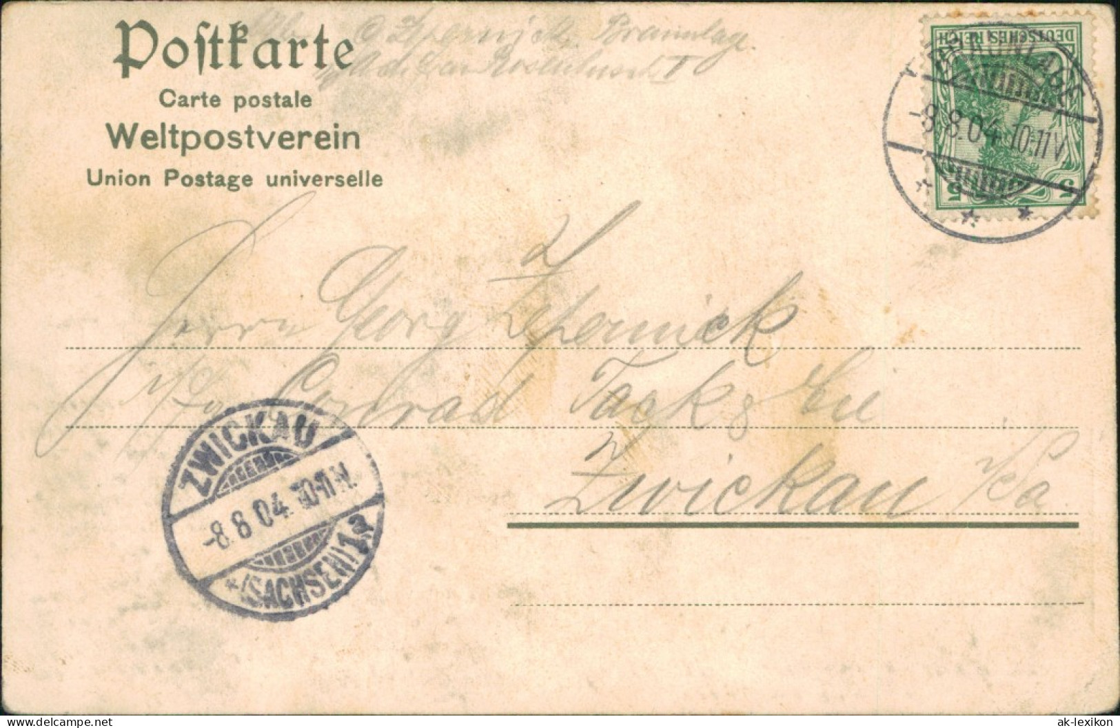 Ansichtskarte Braunlage 2 Bild: Stadtpartien - Vögel 1904  - Braunlage