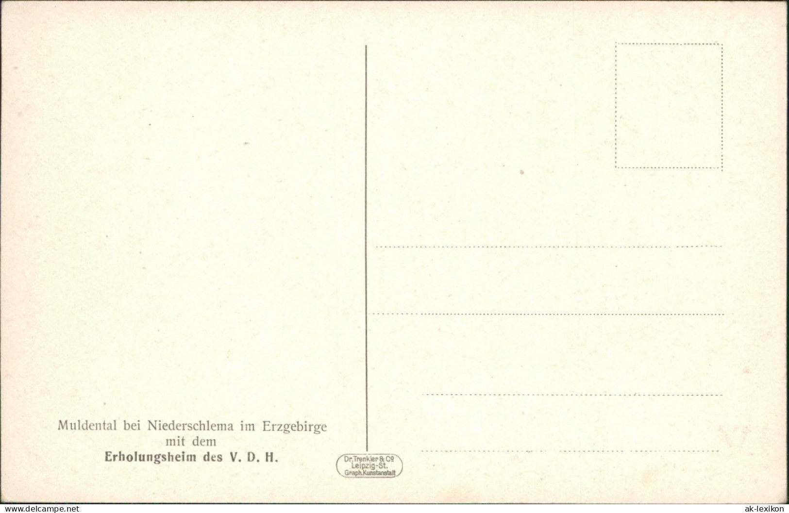 Ansichtskarte Bad Schlema Erholungsheim V.D.V. 1924  - Bad Schlema