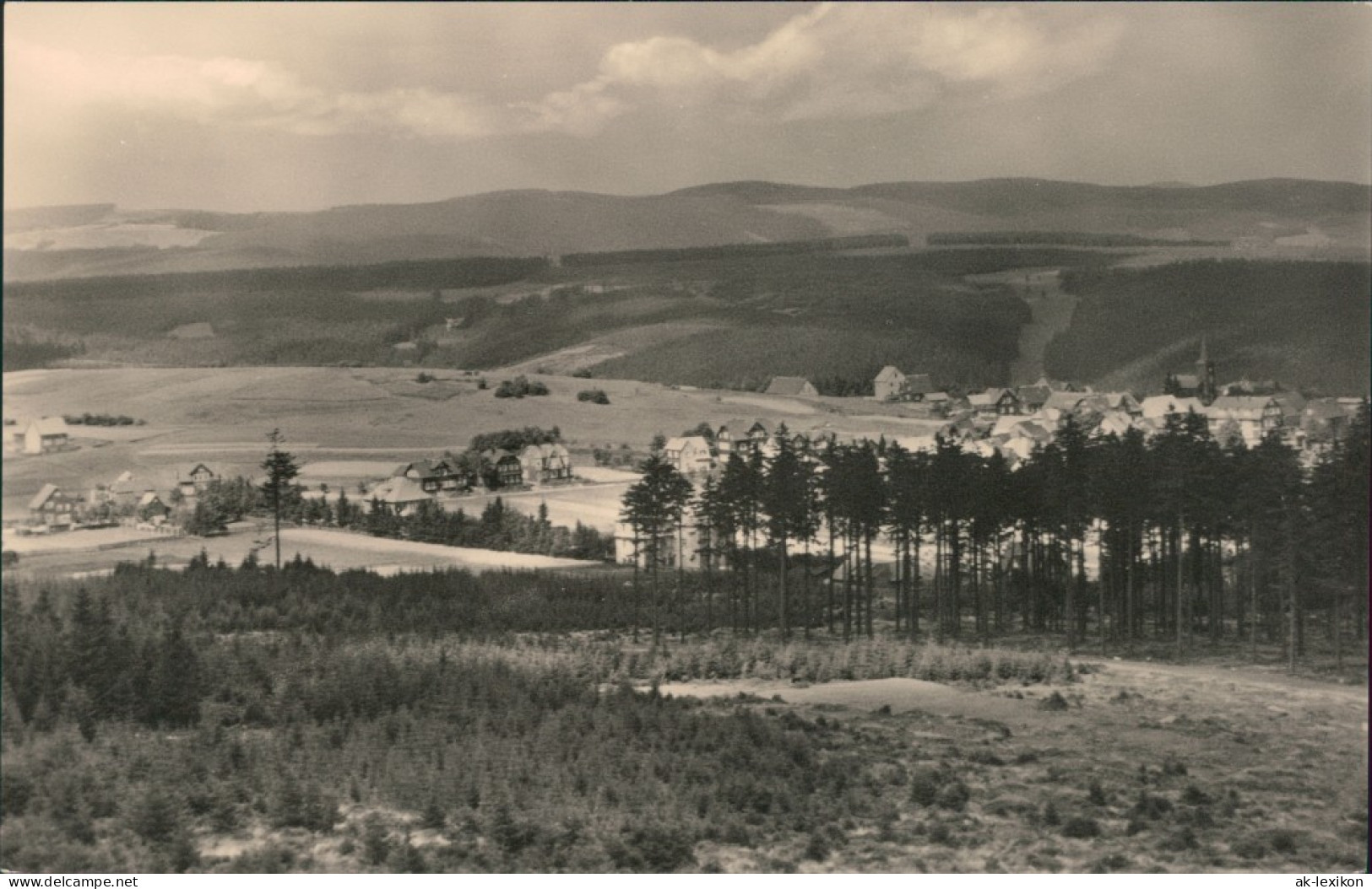 Ansichtskarte Masserberg Blick Auf Den Ort 1964 - Masserberg