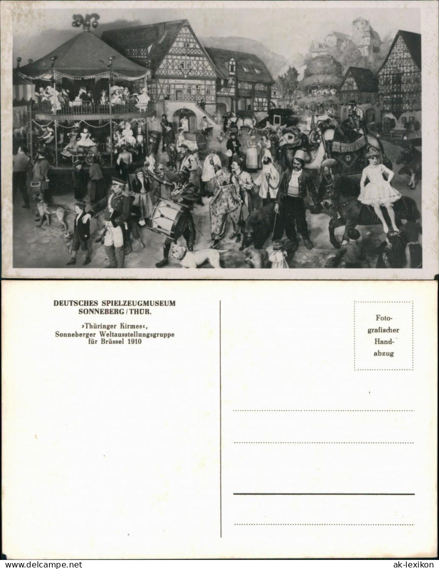 Ansichtskarte Sonneberg De Spielzeugmuseum - Thüringer Kirmes Expo 1910 1929 - Sonneberg