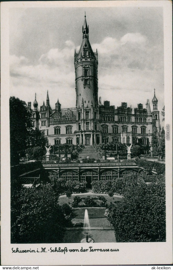 Ansichtskarte Schwerin Schweriner Schloss 1932 - Schwerin