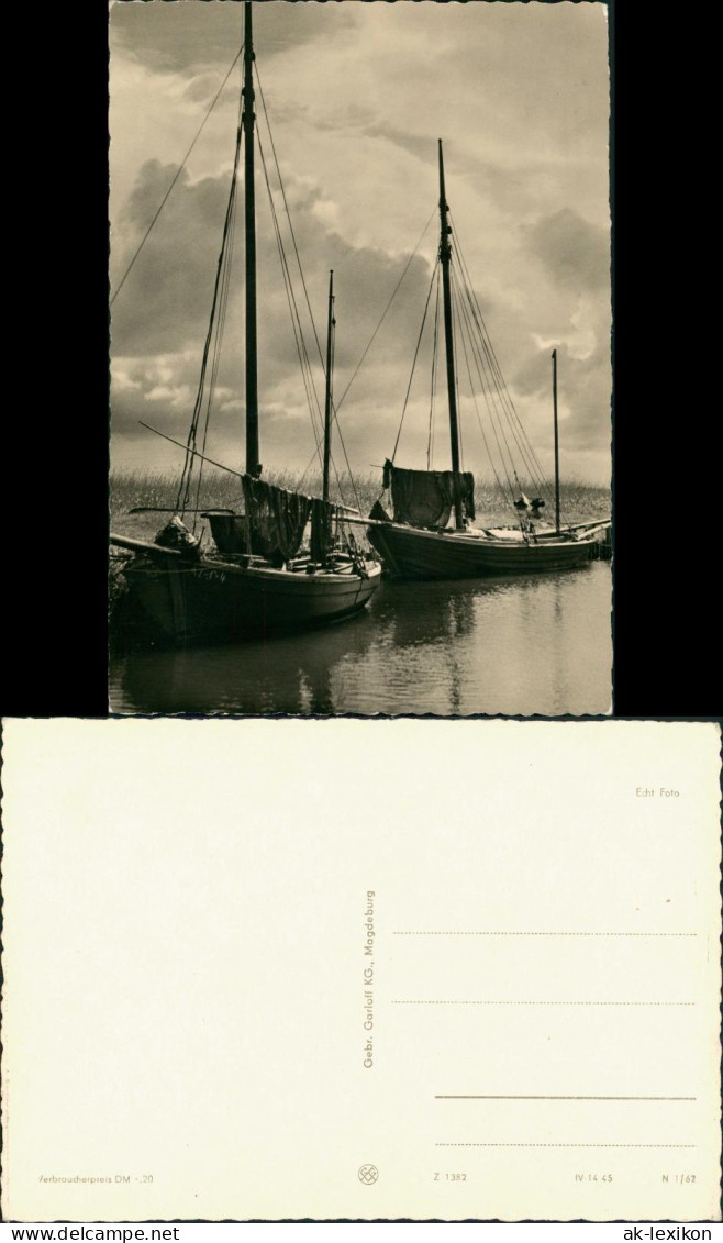Ansichtskarte  Berufe/Arbeit: Fischer / Angler - Fischerboote 1962 - Pêche