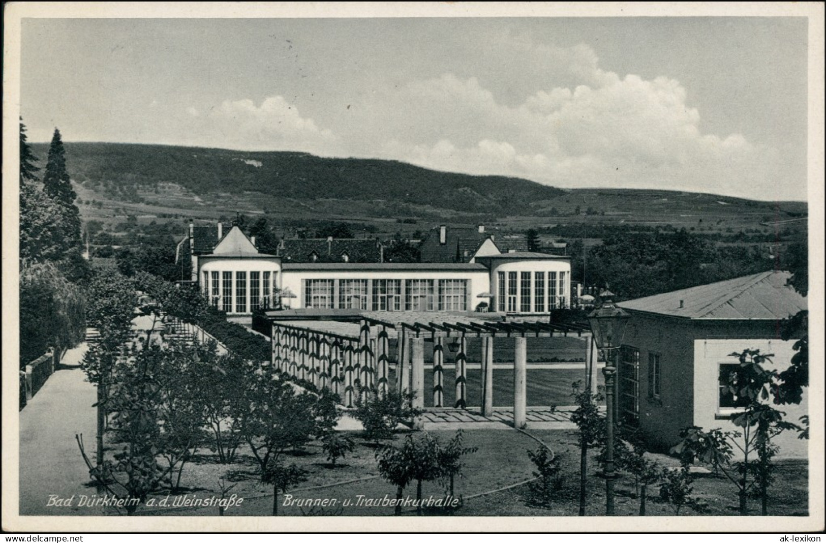 Ansichtskarte Bad Dürkheim Brunnen- Und Traubenkurhalle 1928  - Bad Duerkheim