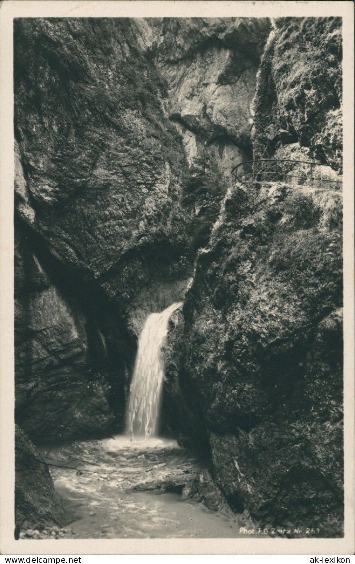 Berchtesgaden Albachklamm, Klamm, Wasserfall, Waterfall, River Falls 1925 - Berchtesgaden