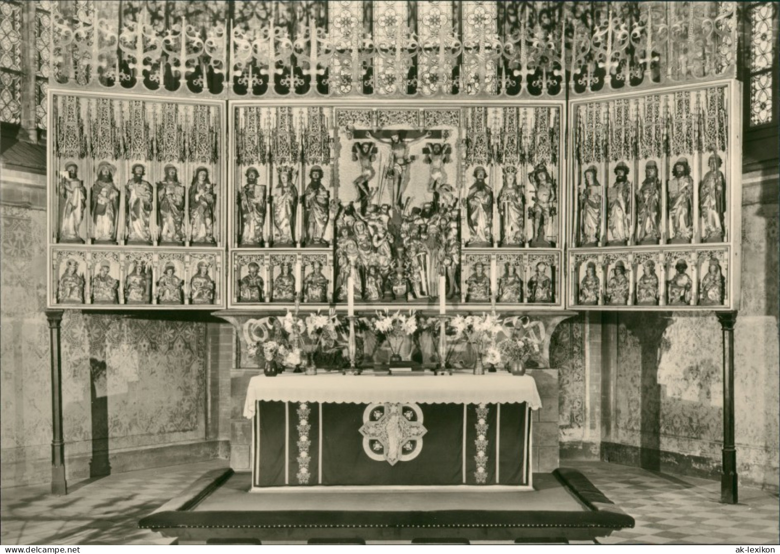 Ansichtskarte Güstrow Dom - Altar Um 1500 1978 - Guestrow