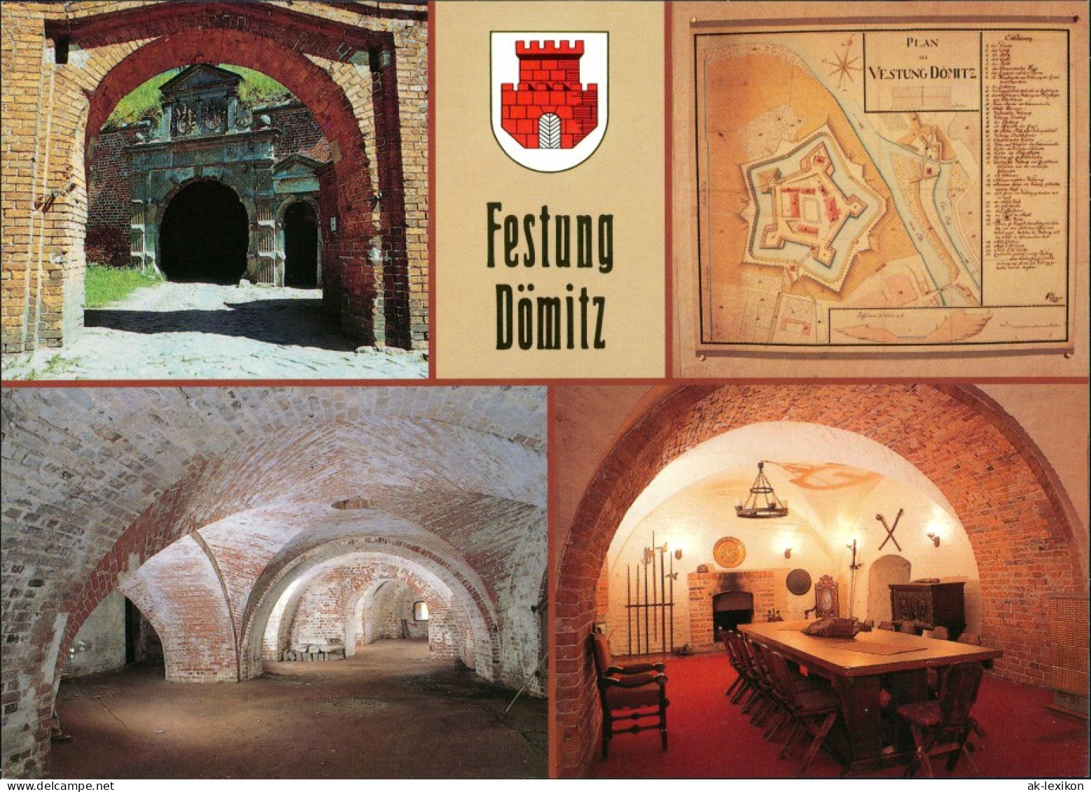 Dömitz Festung Dömitz - Tor, Grundriss, Pulverkeller, Kasematte 1995 - Dömitz