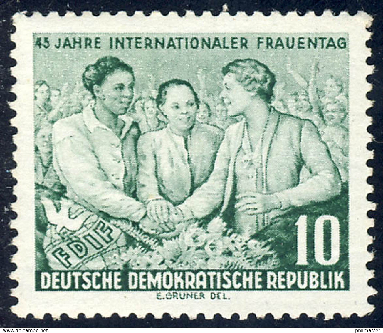 450 Internationaler Frauentag 10 Pf ** - Neufs