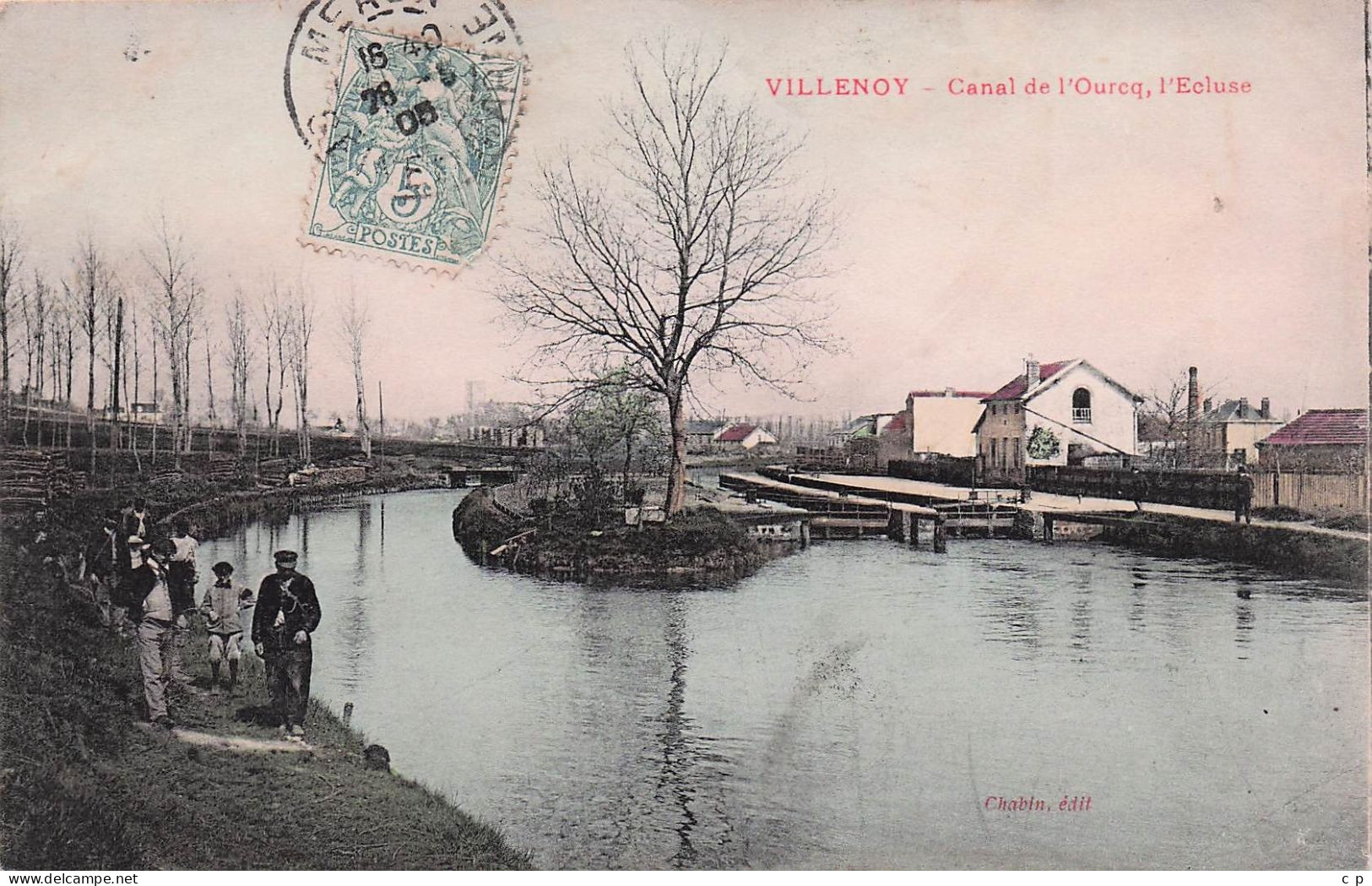 Villenoy - Canal De L'Ourcq - L'Ecluse  - CPA °Jp - Villenoy