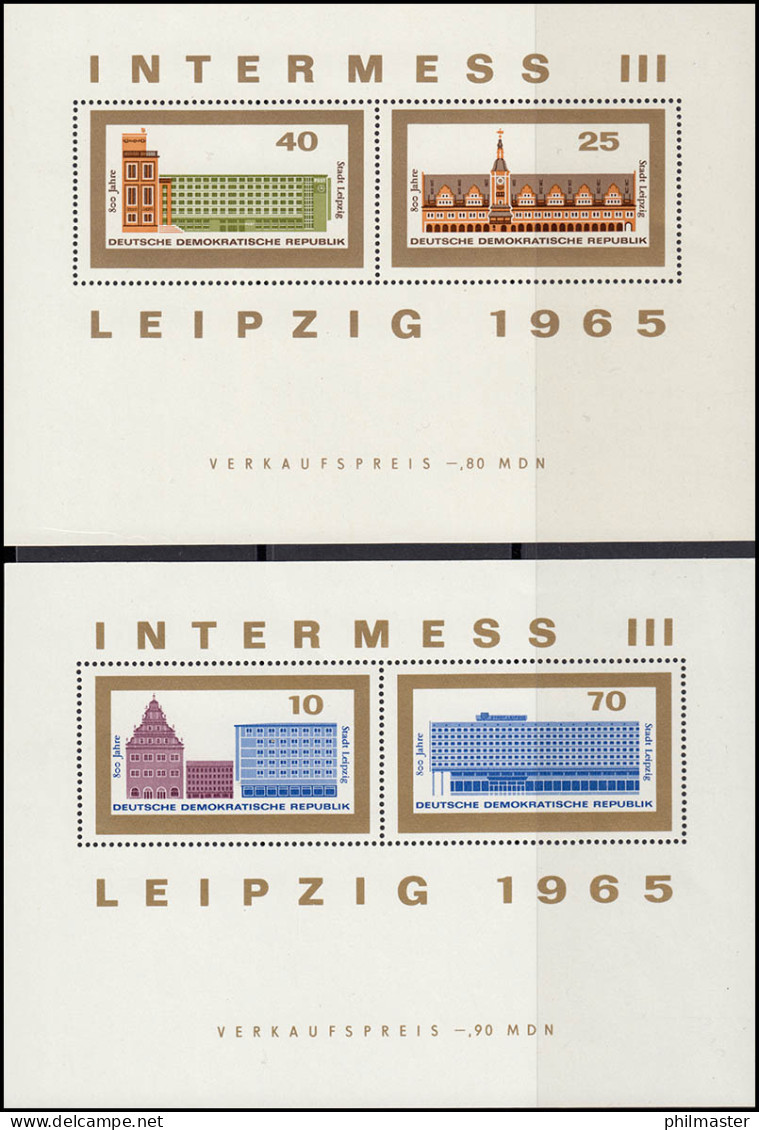 1084-1153 DDR-Jahrgang 1965 Komplett, Postfrisch ** / MNH - Annual Collections
