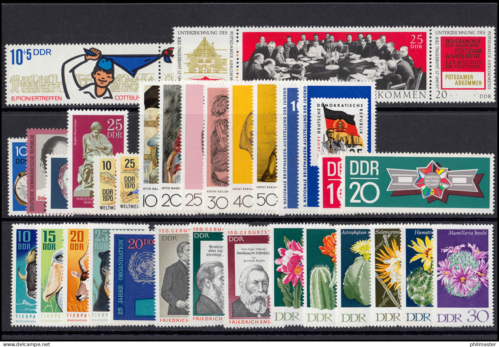 1534-1631 DDR-Jahrgang 1970 Komplett, Postfrisch ** / MNH - Annual Collections