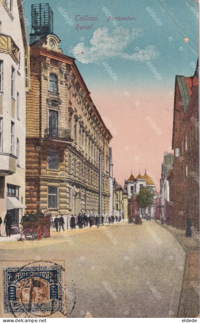 Reval Tallinn Postkontor P. Used  1922 To Santa Clara Cuba Rudolf Rosenfeldt - Estonie