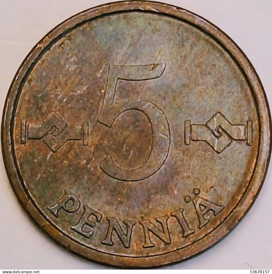 Finland - 5 Pennia 1975, KM# 45 (#3910) - Finnland