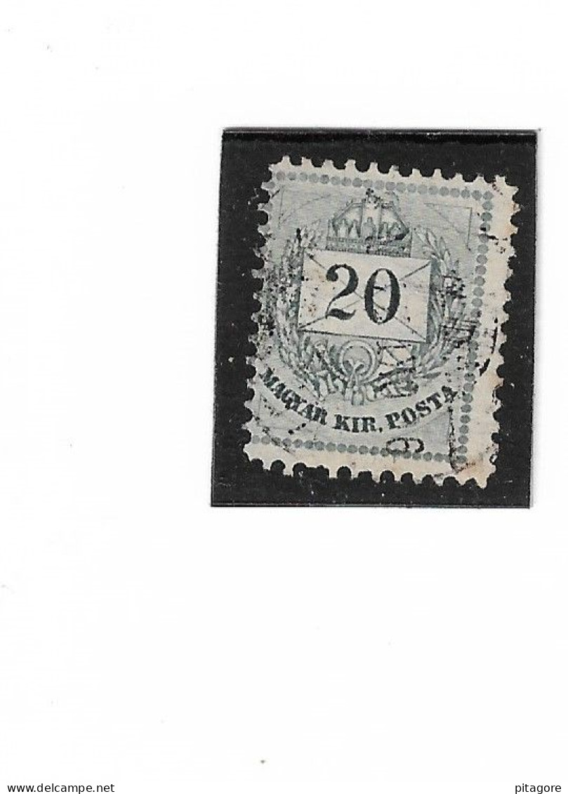 Beau Timbre De Hongrie, Oblitérés N:  22(A),dentelé 11 1/2 Année1881 - Gebruikt