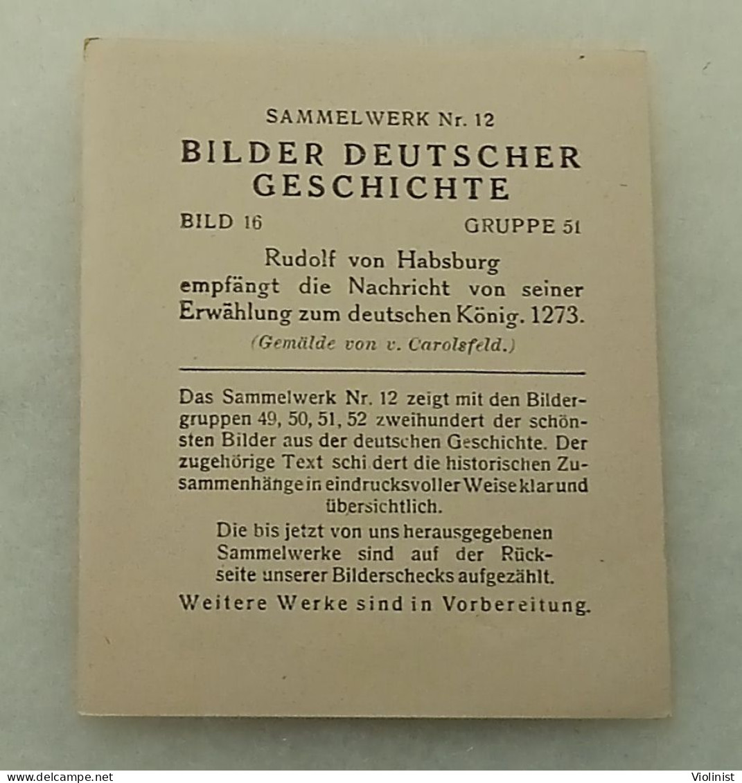 Bilder Deutscher Geschichte-Rudolf Von Habsburg Empfängt Die Nachricht Von Seiner Erwählung Zum Deutschen König - Historia