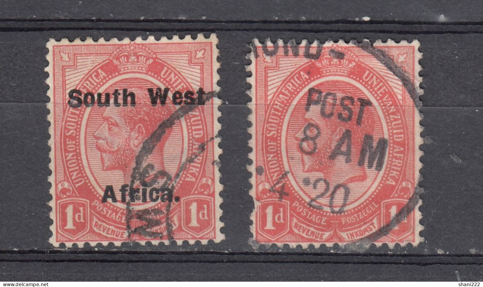 South West Africa 1924 - Overprinted 1d.single, (e-720) - Südwestafrika (1923-1990)