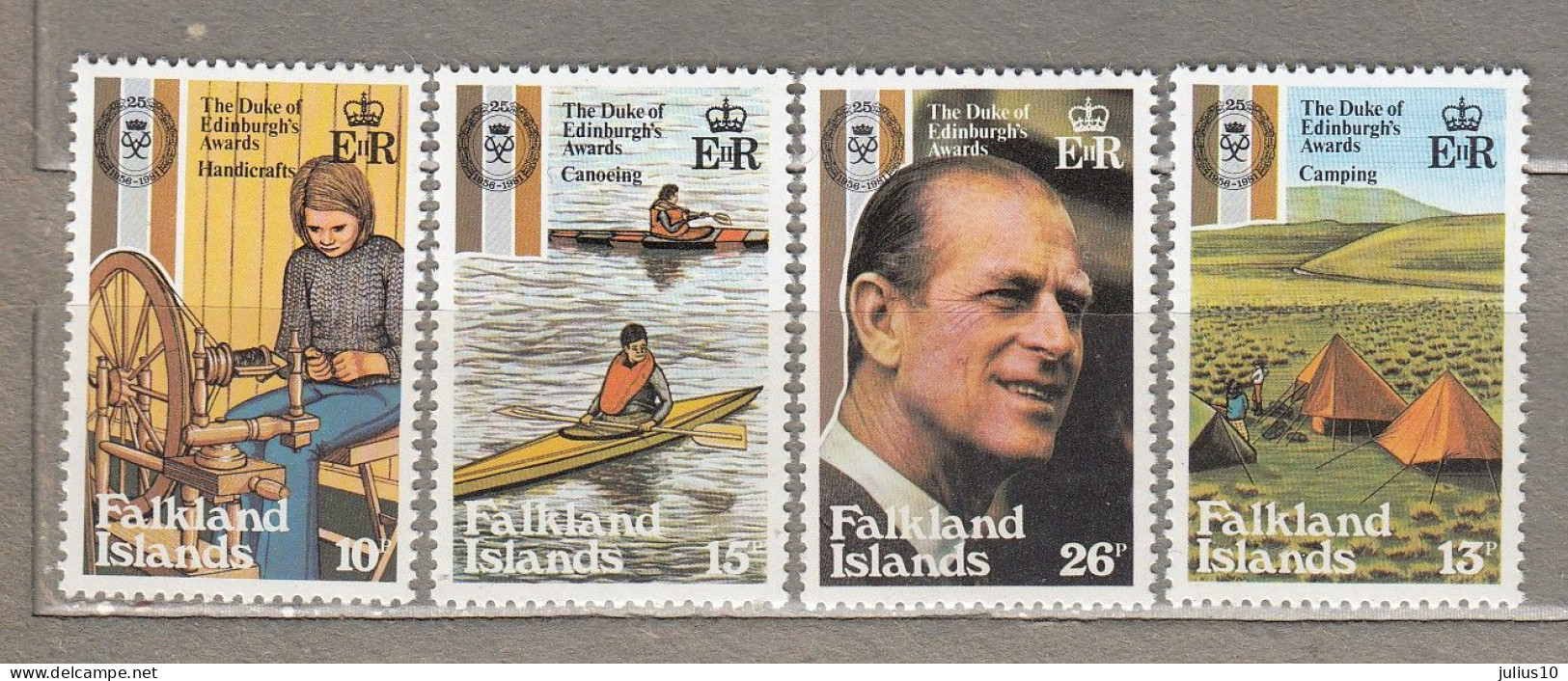 FALKLAND ISLANDS 1981 Duke Edinburgh Awards MNH(**) Mi 333-335 #33817 - Falklandeilanden