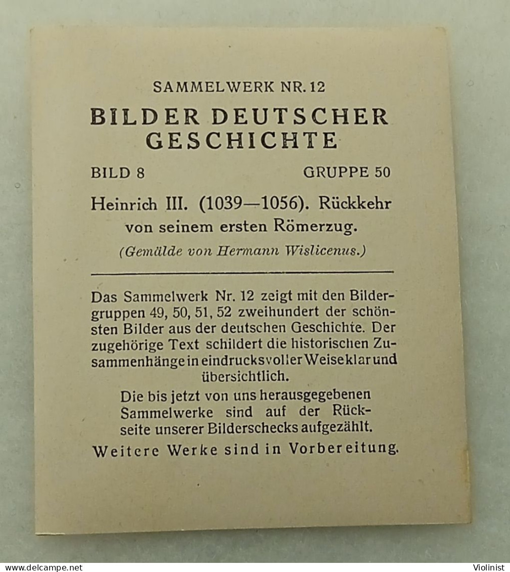 Bilder Deutscher Geschichte-Heinrich III.-Rückkehr Von Seinem Ersten Römerzug - Historia