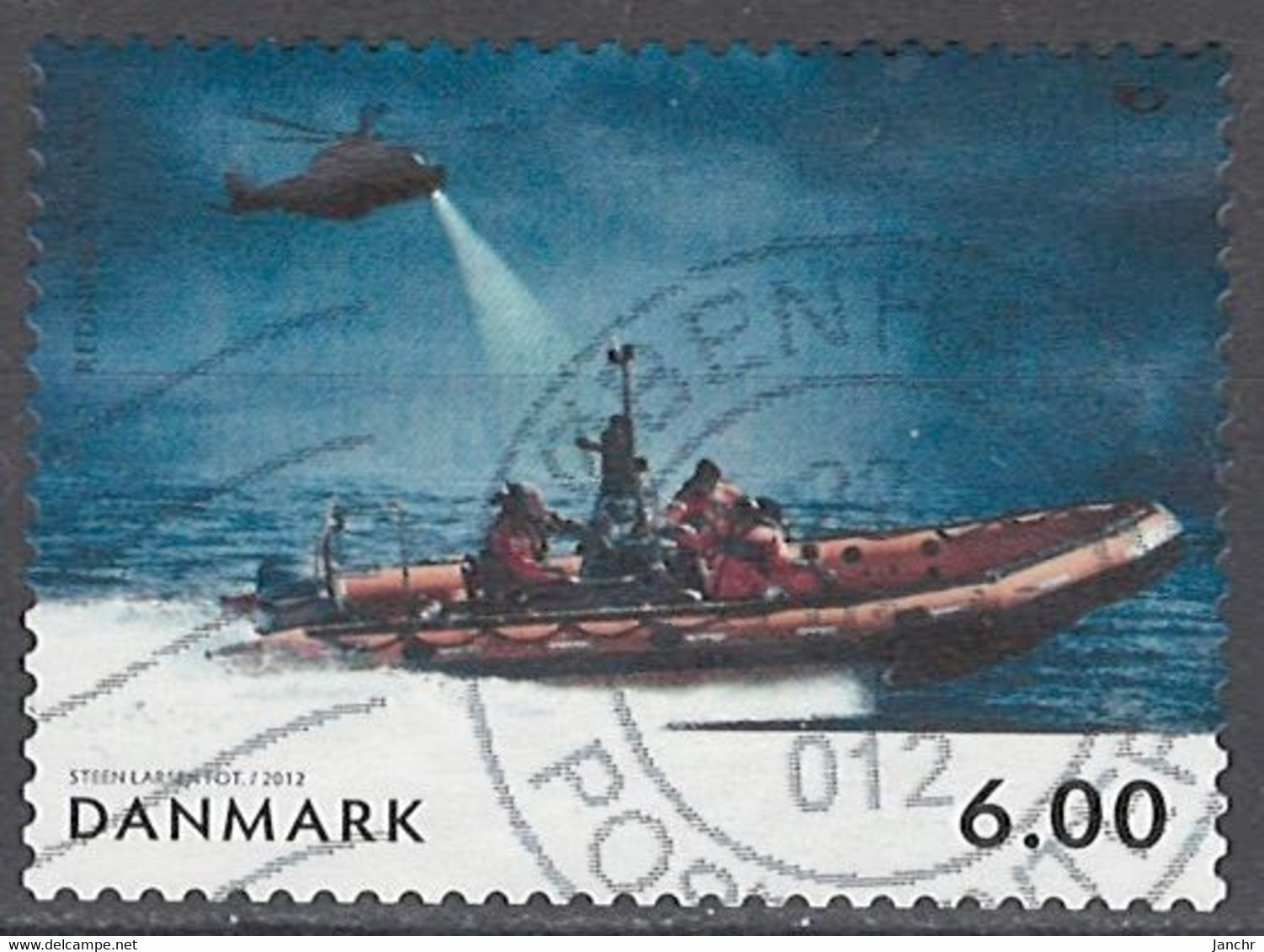 Denmark 2012. Mi.Nr. 1697, Used O - Oblitérés